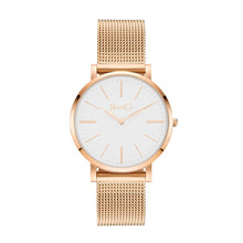 Load image into Gallery viewer, Rose &amp; Coy Mini Pinnacle Ultra Slim 34mm Rose Gold | Mesh Strap Watch