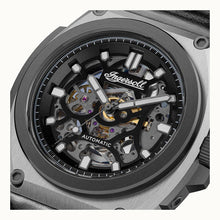 Load image into Gallery viewer, Ingersoll The Motion Automatic  Black Leather Watch