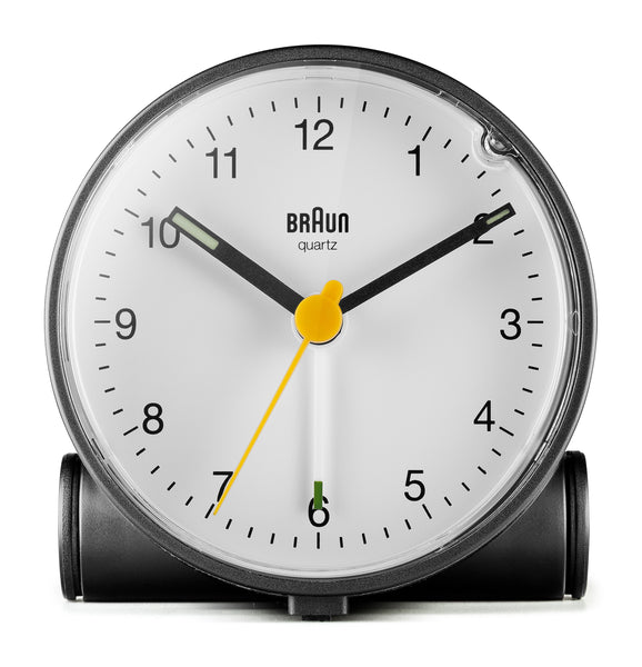 Braun Classic Analogue White Dial Alarm Clock
