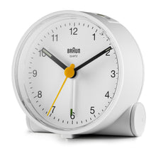 Load image into Gallery viewer, Braun Classic Analogue White Alarm Clock