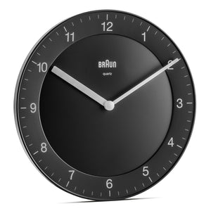 Braun Classic Analogue 20cm Wall Clock Black