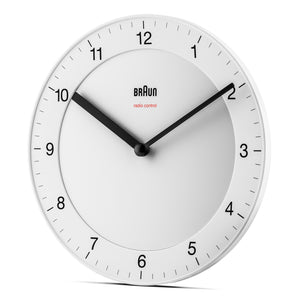 Braun Classic Analogue 20cm Wall Clock White