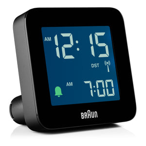 Braun Digital Alarm Clock Black