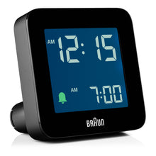 Load image into Gallery viewer, Braun Digital Alarm Clock Black