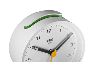 Braun Classic Analogue Alarm Clock White