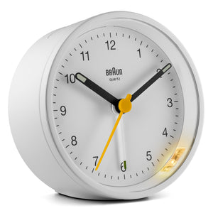 Braun Classic Analogue Alarm Clock White