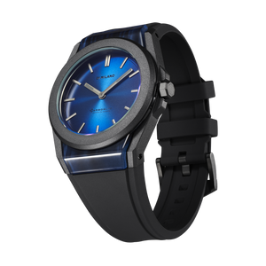 D1 Milano Carbonlite Blue 40.5mm Watch