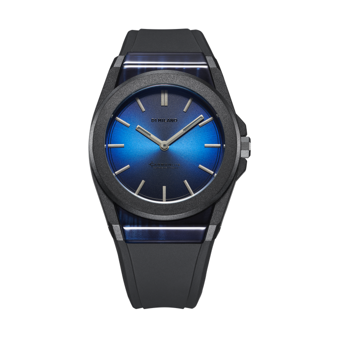 D1 Milano Carbonlite Blue 40.5mm Watch