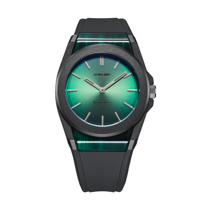 D1 Milano Carbonlite Green 40.5mm Watch