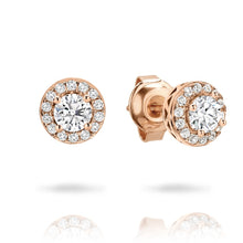 Load image into Gallery viewer, PETITE ROSE GOLD EARRINGS