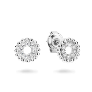 GEORGINI ARIES RHODIUM EARRING