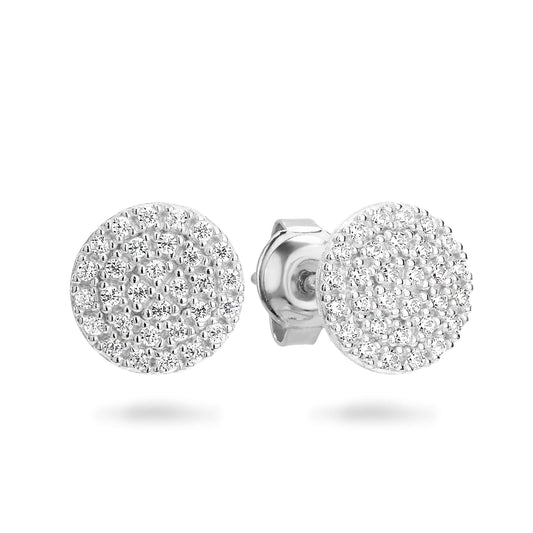PAVO RHODIUM EARRING