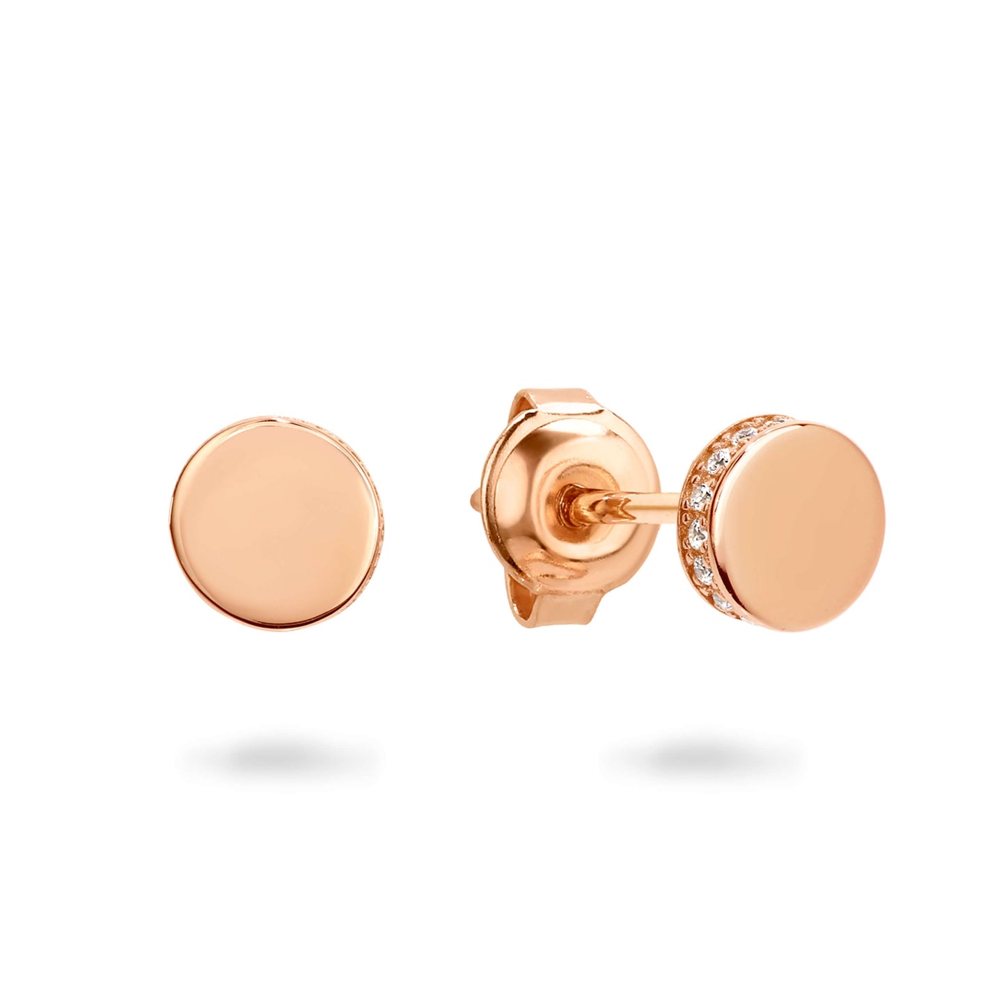 MICRO ROSE GOLD EARRING