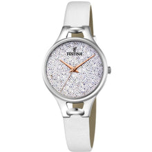 Load image into Gallery viewer, Festina Mademoiselle Silver Leather Strap