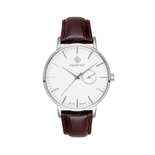 Load image into Gallery viewer, Gant Park Hill III White Dial Brown Leather