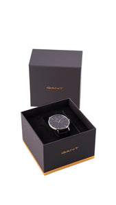 Gant Park Hill III Grey Dial Black Leather