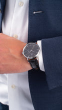 Load image into Gallery viewer, Gant Park Hill III Grey Dial Black Leather