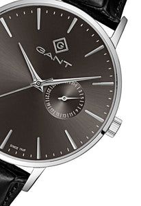 Gant Park Hill III Grey Dial Black Leather