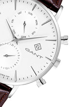 Load image into Gallery viewer, Gant Park Hill Day-Date II White Dial Brown Leather