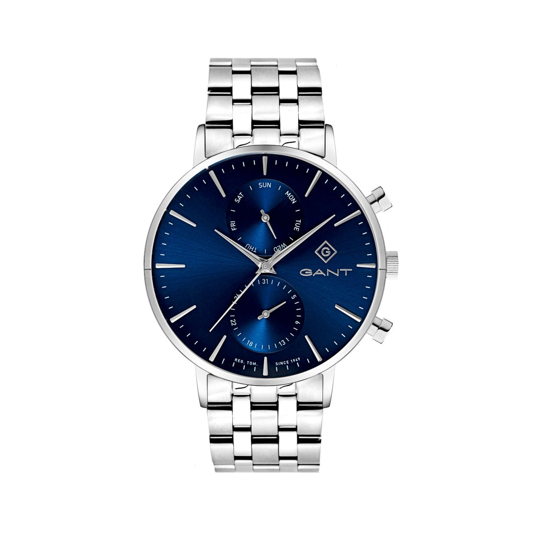 Gant Park Hill Day-Date II Blue Dial Silver Bracelet