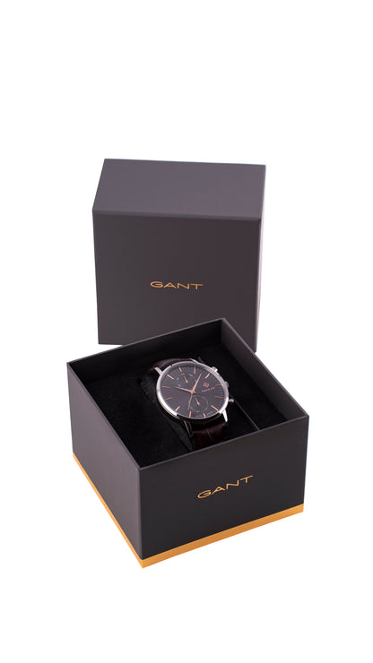 Park Hill Day-Date II Grey Dial Brown Leather