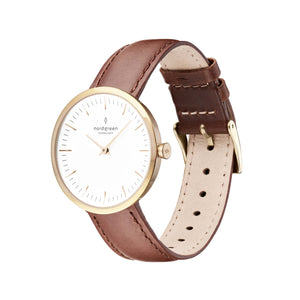 Nordgreen Infinity 32mm Brown Watch