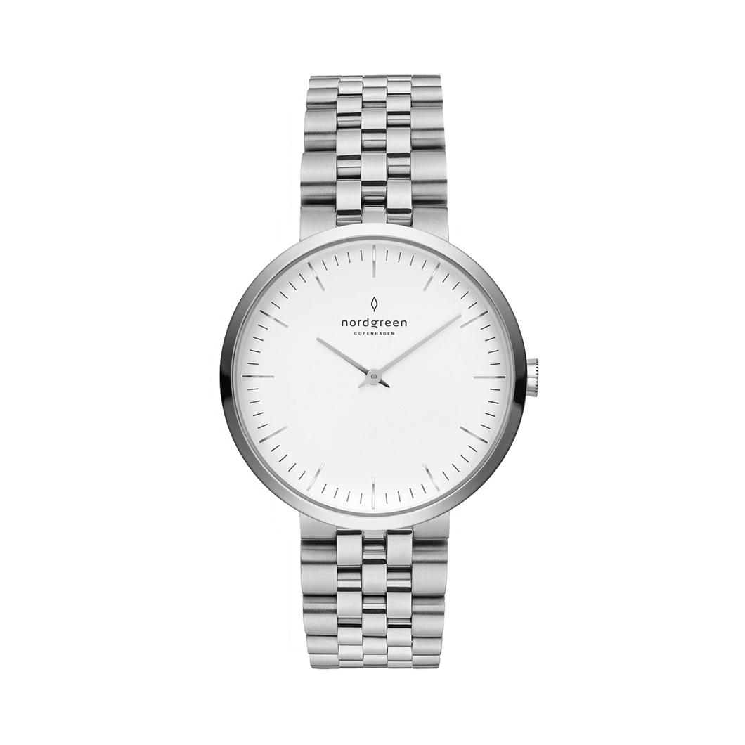 Nordgreen Infinity 32mm Silver Watch