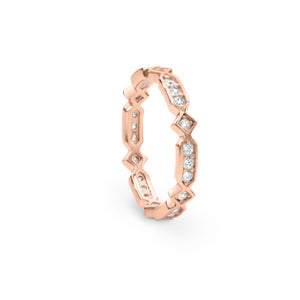 GEORGINI ZUMA ROSE GOLD RING