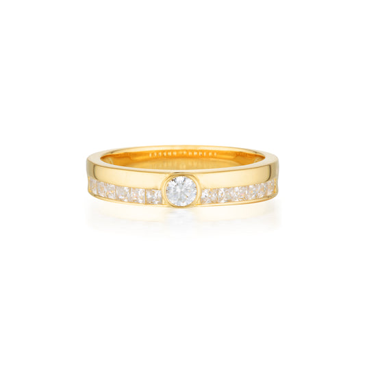 GEORGINI STELLAR LIGHTS GOLD ORION RING