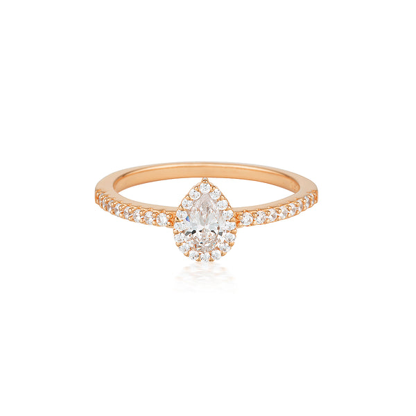 Georgini Monaco Rose Gold Ring