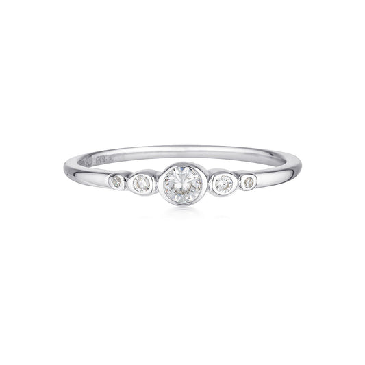 Georgini Silver Penta Ring