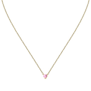 Chiara Ferragni Diamond Heart Yellow Gold Pendant