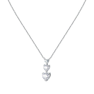 Chiara Ferragni Diamond Heart Silver Pendant