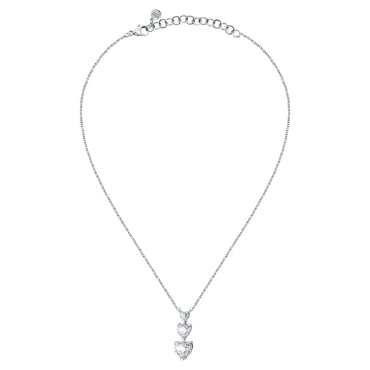 Chiara Ferragni Diamond Heart Silver Pendant