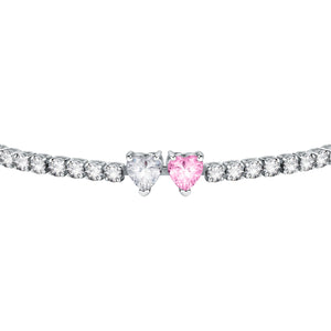 Chiara Ferragni Diamond Heart White and Fairytale Tennis Bracelet