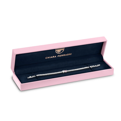 Chiara Ferragni Diamond Heart White and Fairytale Tennis Bracelet