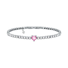 Load image into Gallery viewer, Chiara Ferragni Diamond Heart Fairytale Tennis Bracelet