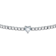 Load image into Gallery viewer, Chiara Ferragni Diamond Heart White Tennis Bracelet