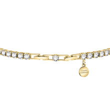 Load image into Gallery viewer, Chiara Ferragni Diamond Heart White Stone Gold Tennis Bracelet