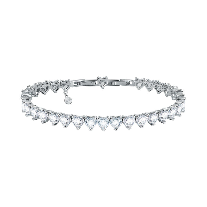 Chiara Ferragni Diamond Heart White Stone Tennis Bracelet