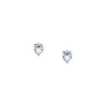 Load image into Gallery viewer, Chiara Ferragni Diamond Heart White Heart Earrings