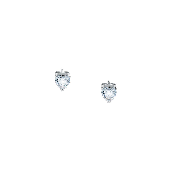 Chiara Ferragni Diamond Heart White Heart Earrings
