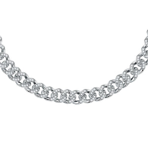 Chiara Ferragni Chain Collection Full Pave Necklace