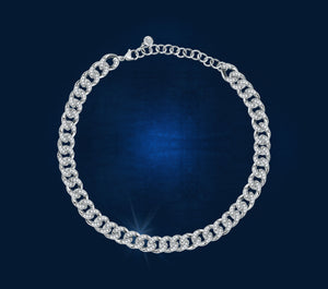 Chiara Ferragni Chain Collection Full Pave Necklace