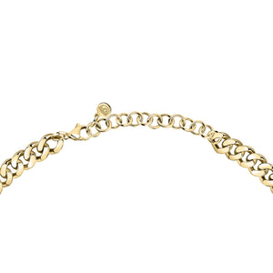 Chiara Ferragni Chain Collection Pink Stone Gold Necklace