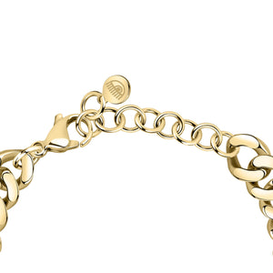 Chiara Ferragni Chain Collection Pink Stone Gold Bracelet