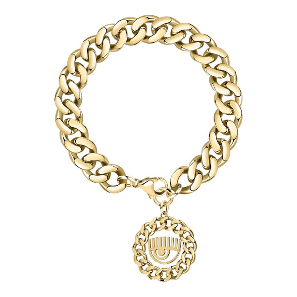 Chiara Ferragni Chain Collection Gold Eye Bracelet