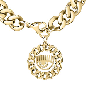 Chiara Ferragni Chain Collection Gold Eye Bracelet