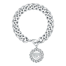 Load image into Gallery viewer, Chiara Ferragni Chain Collection Silver Eye Bracelet