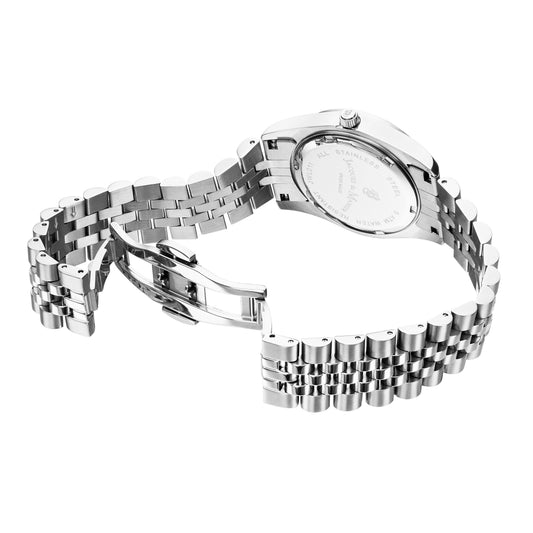 Jacques Du Manoir Swiss Inspiration Glamour Stainless Steel Watch